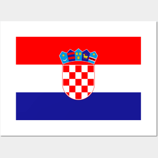 Croatia Flag Posters and Art